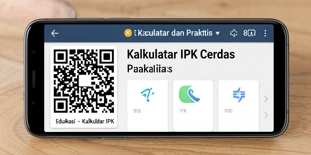 Tampilan antarmuka 8QR yang simpel dan intuitif.