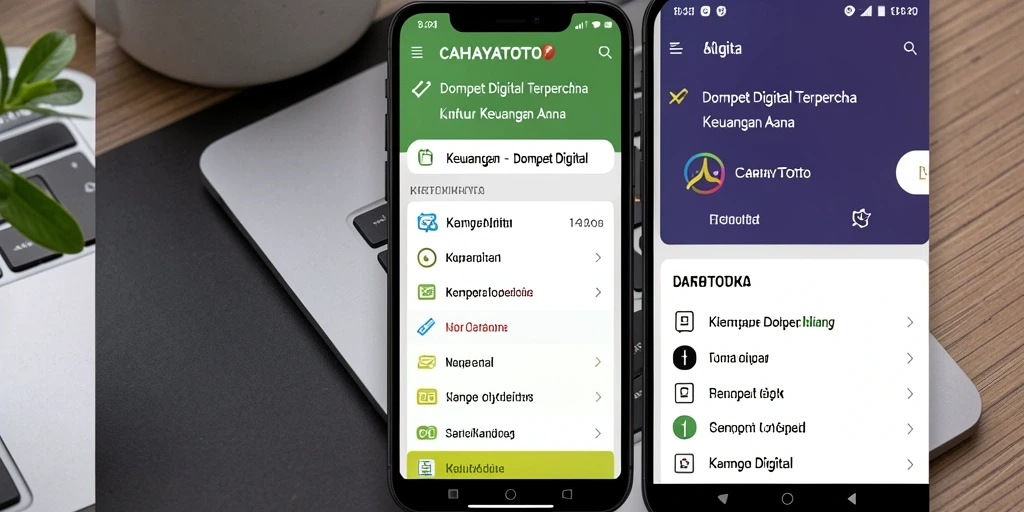 Antarmuka user-friendly aplikasij Dompet Digital CAHAYATOTO.