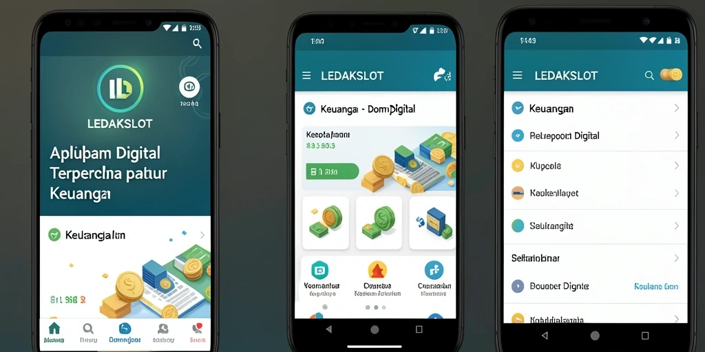 Antarmuka aplikasi Dompet Digital LEDAKSLOT yang ramah pengguna.