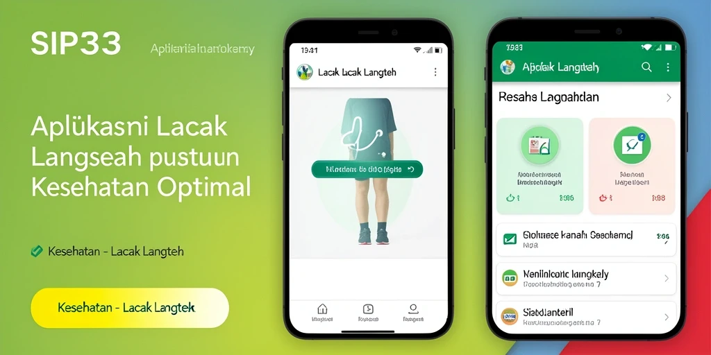 Screenshot utama SIP33 menampilkan antarmuka pelacakan langkah yang intuitif.