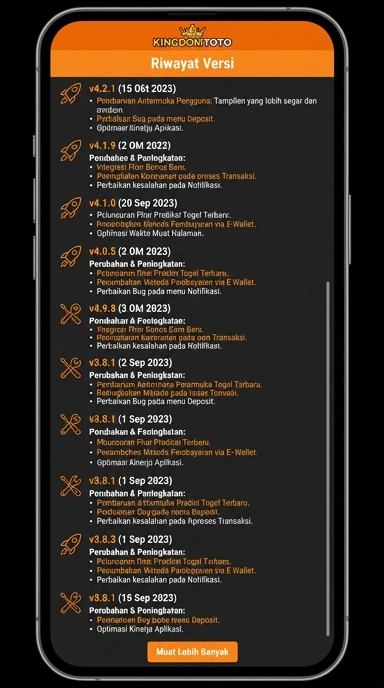 Riwayat Versi kingdomtoto untuk Pengguna Android